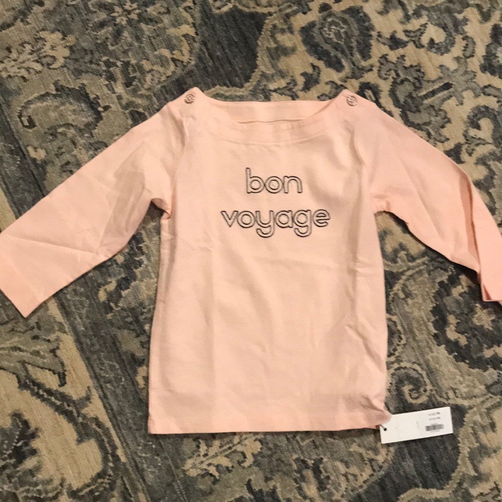 Janie & jack pink top 5